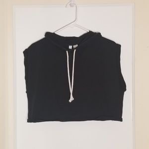 H & M Hooded Sleeveless Croptop